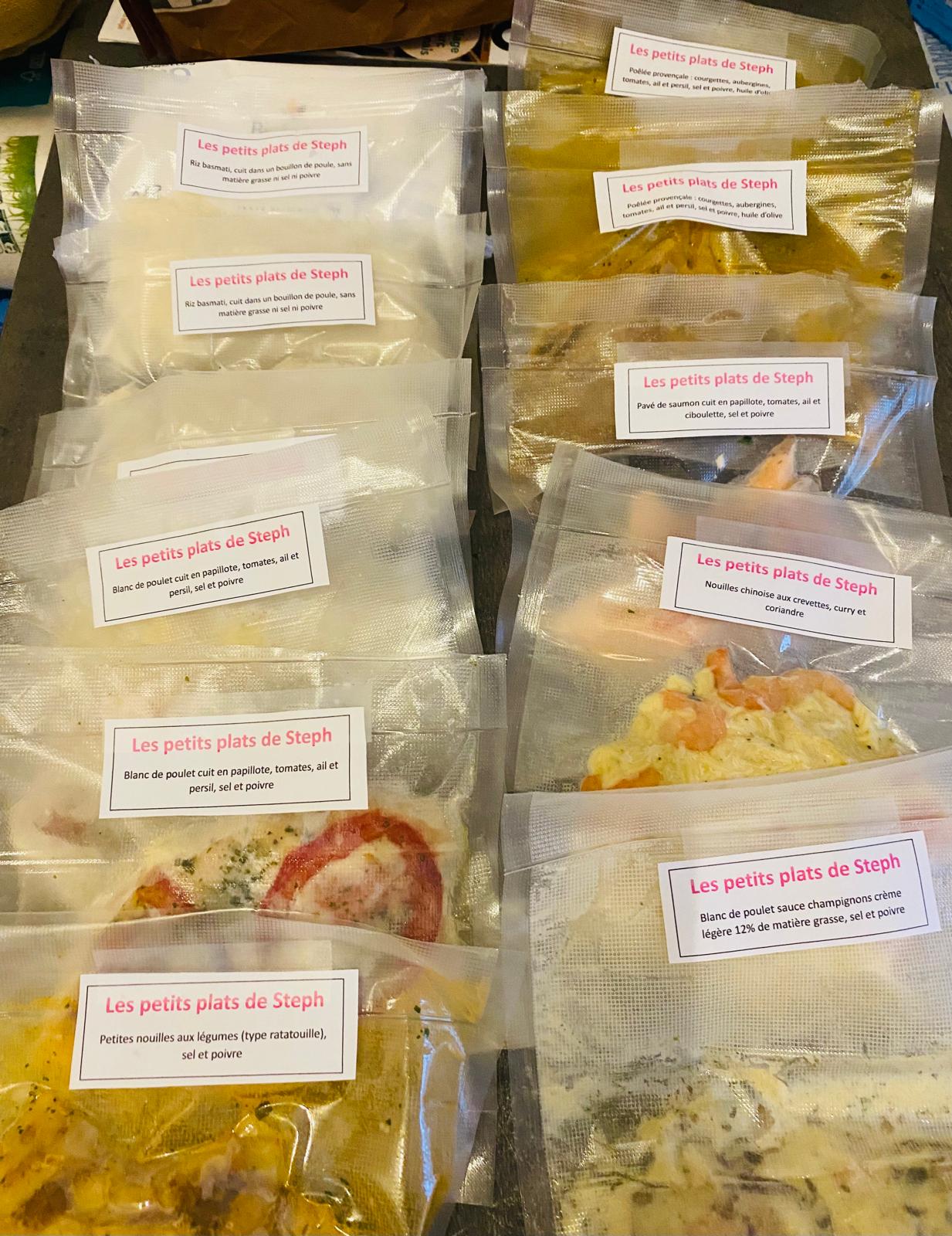 Exemple de box pour 5 jours